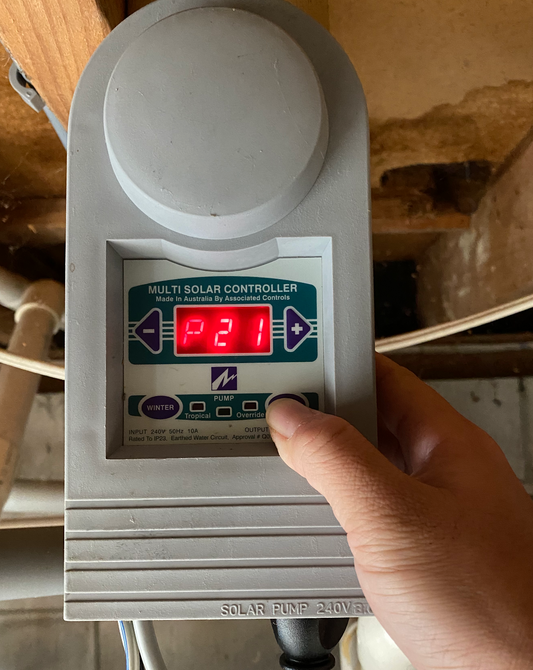 Solar heating performance Sept 2021 1st week