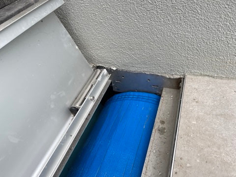 In ground and In deck - Dummy plate, recessed wall detail - Installed