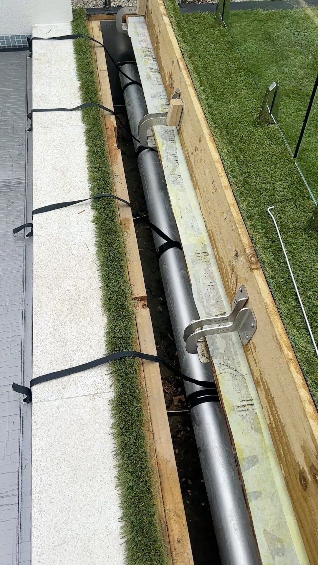 Eco-Vanishing Timber Lid Cavity, Turf Cover Storage - Under Ground, Aluminium