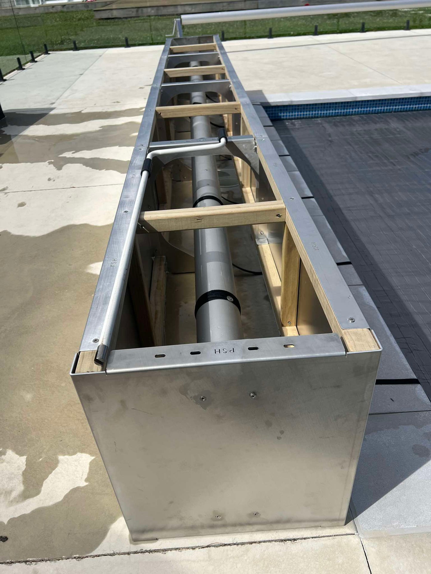 Modular Eco-Vanishing Box - Above Deck Box, Skelton Frame