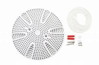 SCC409-W 40MM PUSH IN SUCTION - WHITE