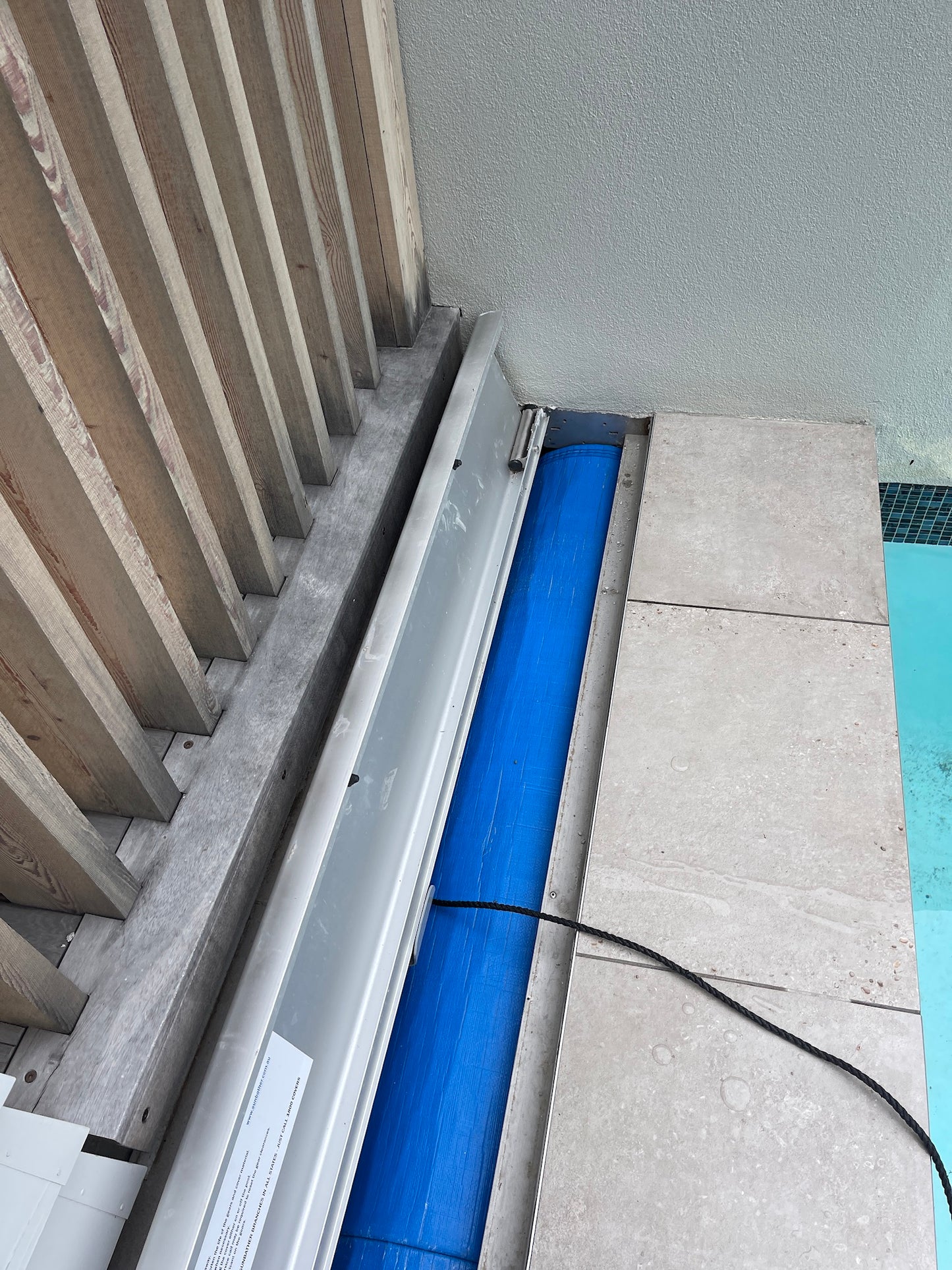 In ground and In deck - Dummy plate, recessed wall detail - Installed