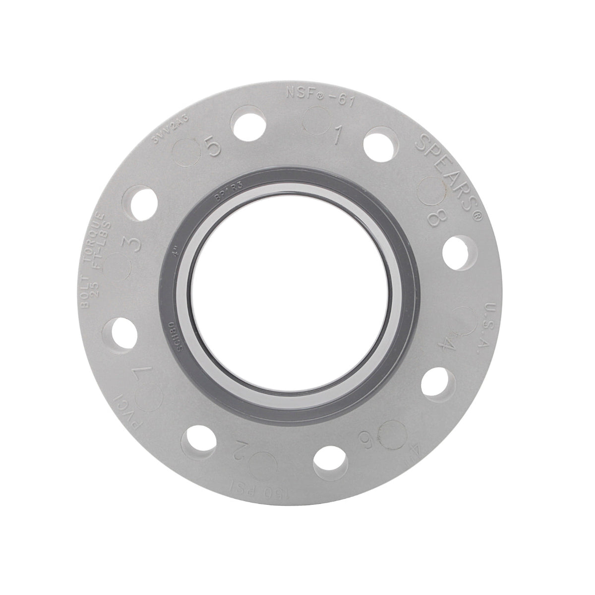 Sch80 PVC Van Stone Flange Multi Bolt Pattern