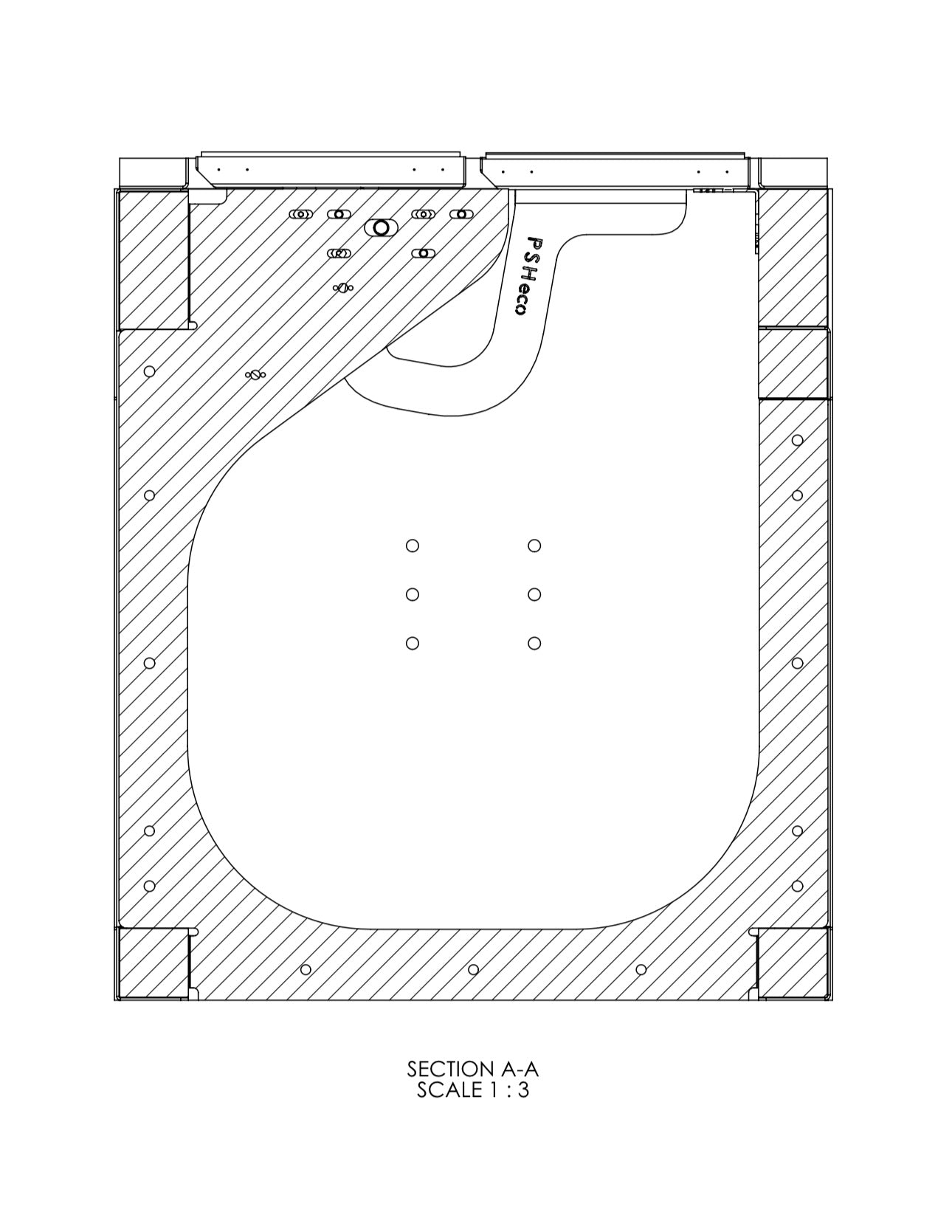 Eco-Vanishing Tile Lid Cavity Storage - Under Ground, Full 316 Stainless steel