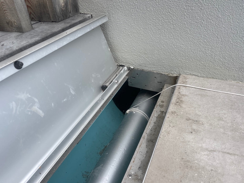 In ground and In deck - Dummy plate, recessed wall detail - Installed