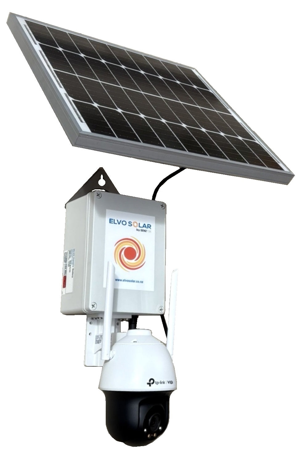 Solar Powered Pan Tilt Camera - 24/7 streaming video over WiFi