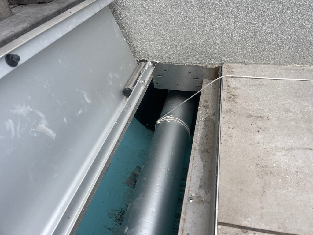 In ground and In deck - Dummy plate, recessed wall detail - Installed