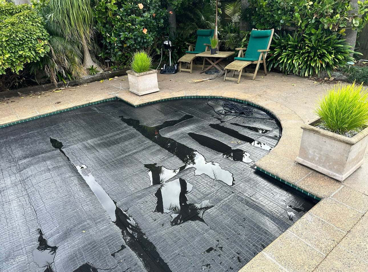 Black Heat Guard Thermal Blanket | Pool Covers