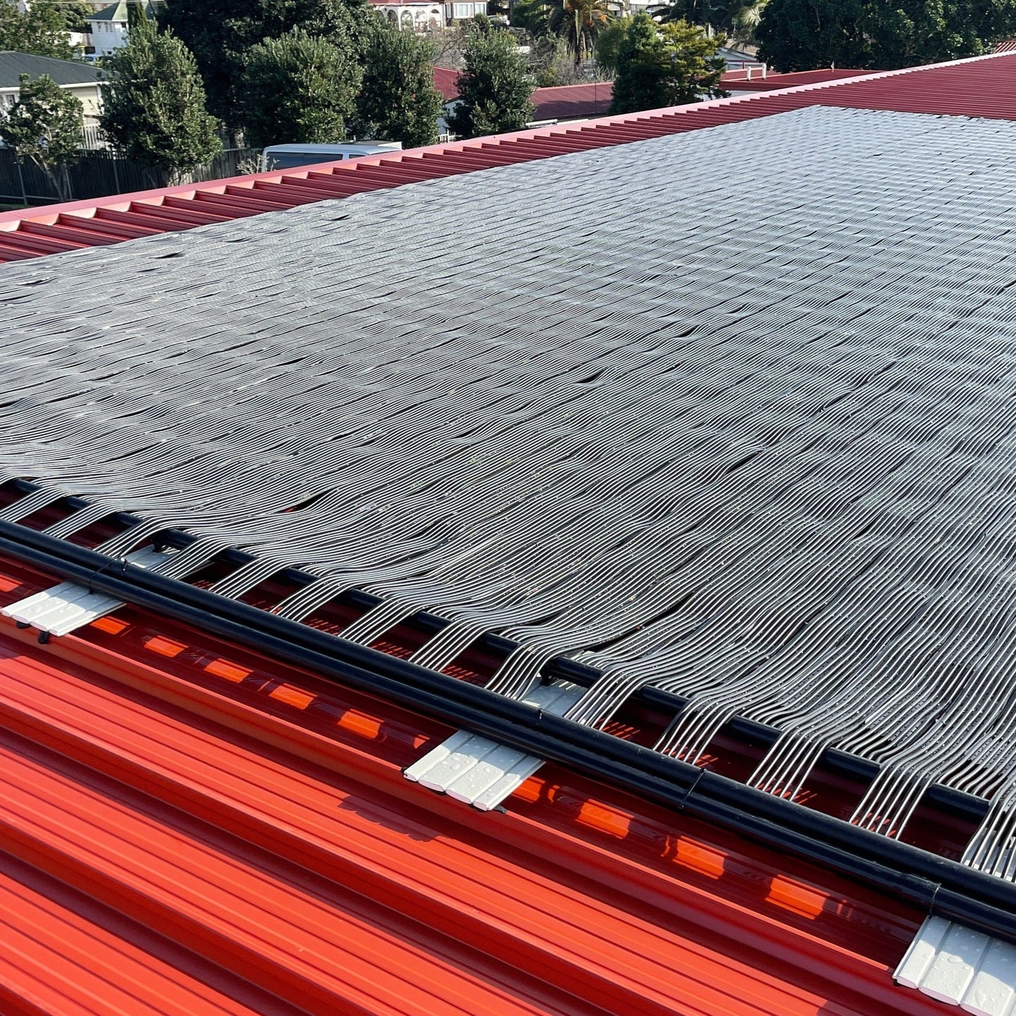 School Pool Solar Heating