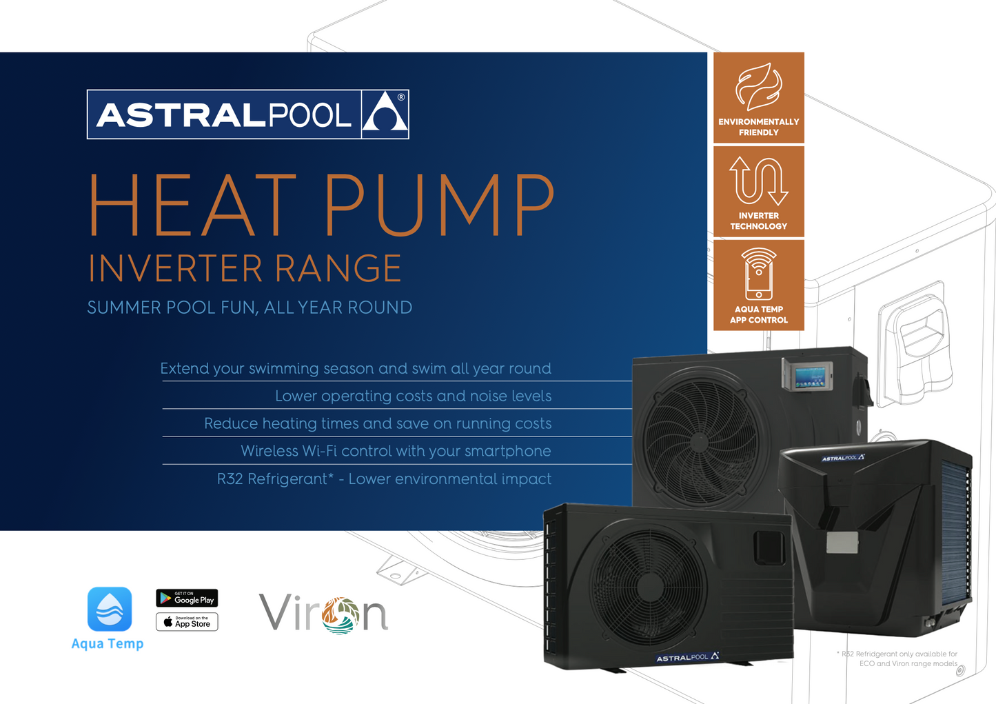 VIRON INVERTER IHP242 H-PUMP 78576