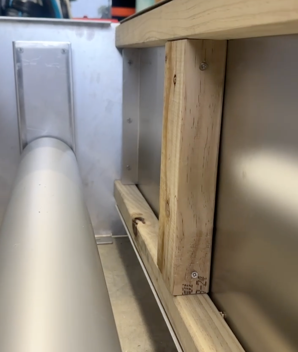 Modular Eco-Vanishing Box - Above Deck Box, Skelton Frame