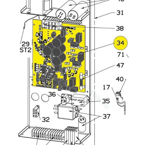 Zodiac ZS500 MD5 A1 MAIN ELE CARD SET R0714700 & ZS500 MD8 A1 MAIN ELE CARD SET R0714800