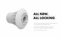 EBLF4050-B FIBREGLASS LOCKING EYEBALL - BLACK