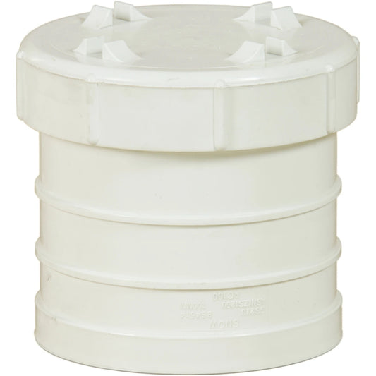 PVC DWV Screw Cap & Base