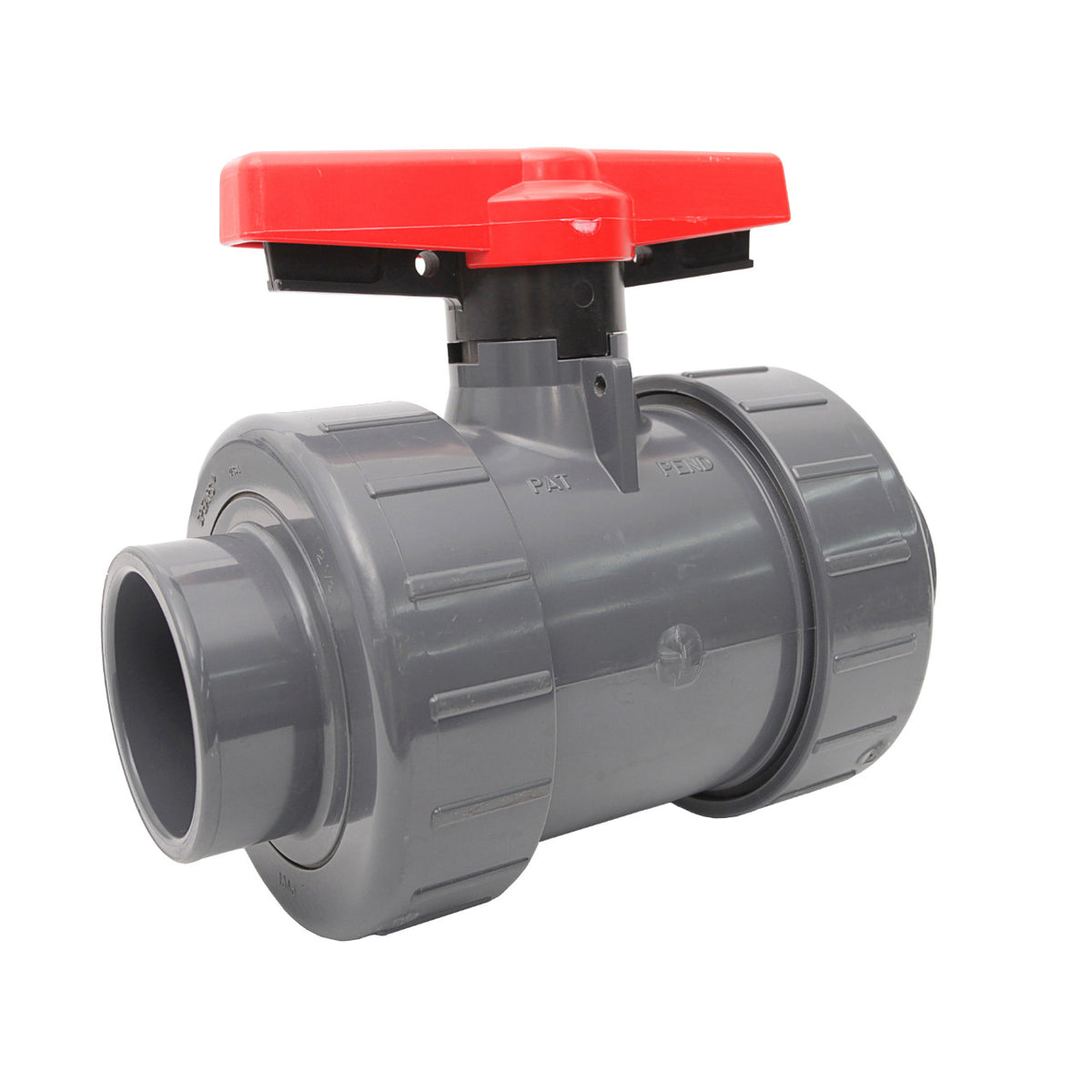 Sch80 PVC True Union 2000 Industrial Ball Valve SOC PVC FKM