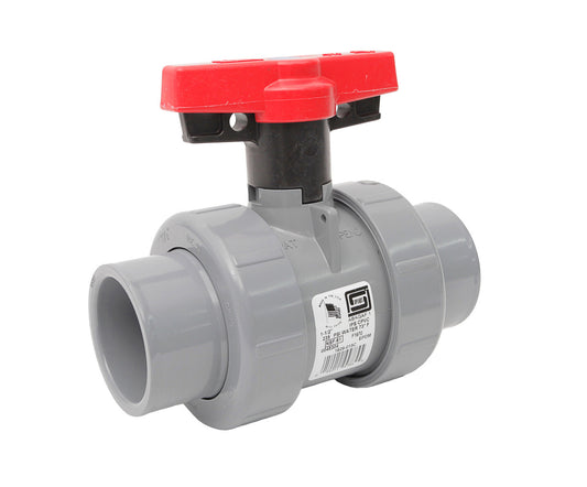 SPEARS Sch80 CPVC True Union 2000 Industrial Ball Valve SOC CPVC FKM