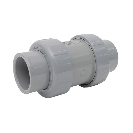Sch80 CPVC True Union 2000 Industrial Ball Check Valve SOC FPT CPVC EPDM
