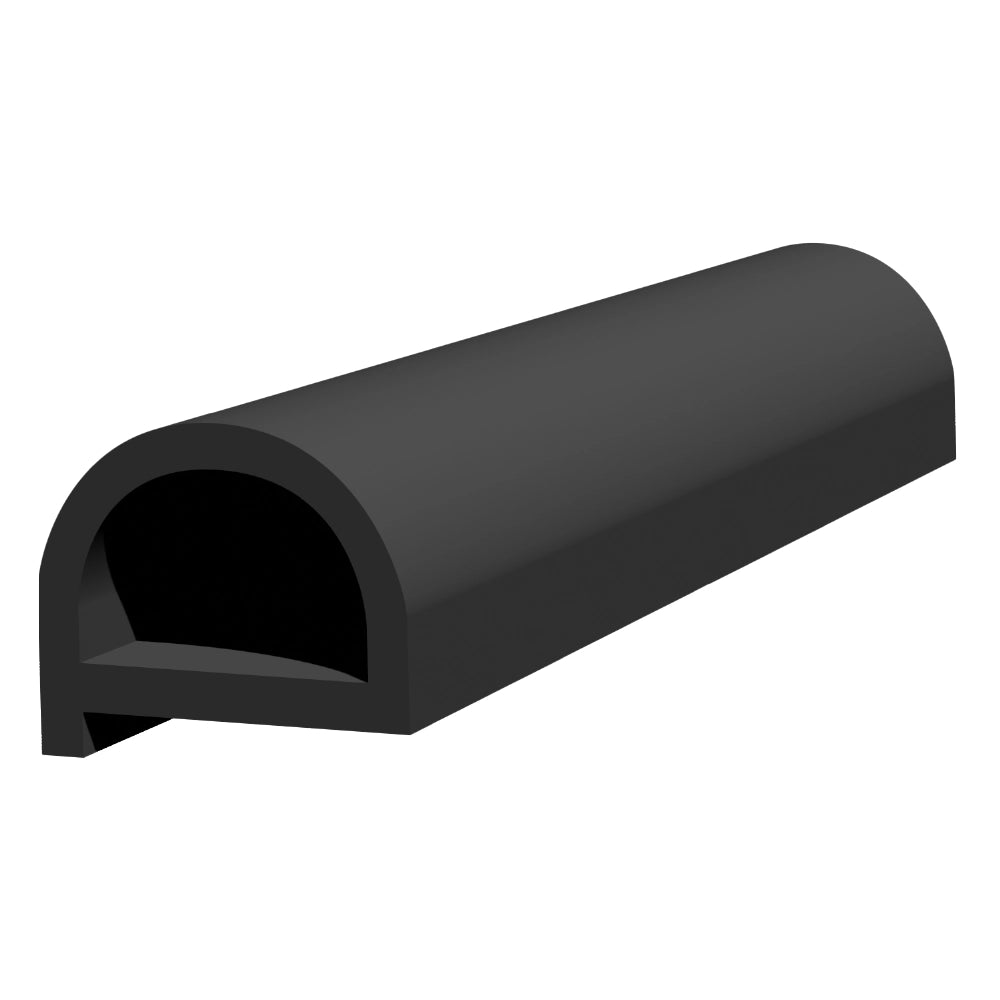 90 x 65 Medium Duty D Fender With Lip Black