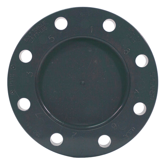 Sch80 PVC Blind Flange Universally Drilled