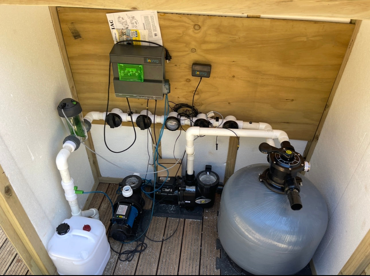 Service, Pool Pump Shed Re plumbing Kit, automation and pool heating specialists - Auckland region