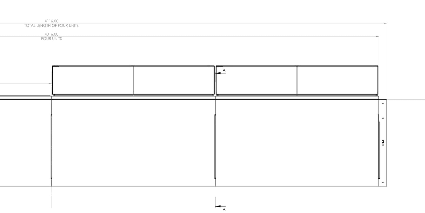 Eco-Vanishing Cavity Storage - Tiles lid, Under Ground aluminium units
