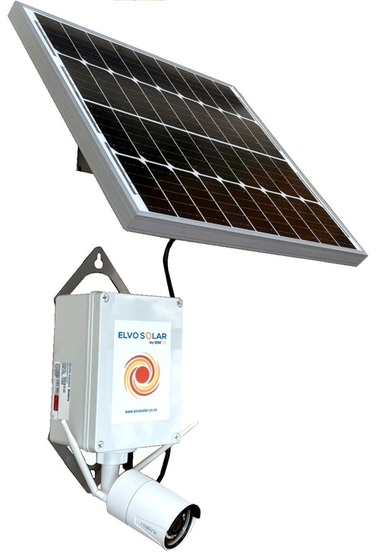 Solar Powered Fixed Camera - 24/7 streaming video over WiFi