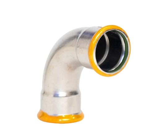 EUROPRESS 304L Stainless Steel 90° Elbow Viton Seals