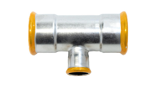 EUROPRESS 304L Stainless Steel Reducing Tee with Viton Seals