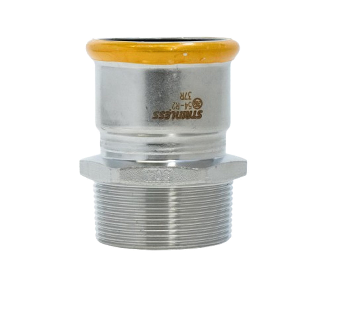 EUROPRESS 304L Stainless Steel BSP Male Adaptor with Viton Seal