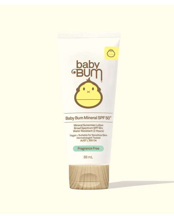 Baby Bum SPF 50 Mineral Sun Screen Lotion : 37-50350