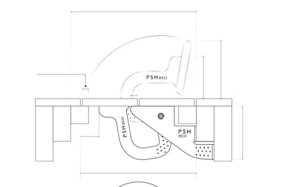 PSH Eco-Vanishing Hinge - No Roller