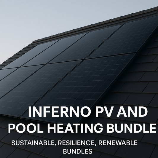 The Sunlayer - Inferno Package PSH PV Solar System from $19,999 bundle. The ultimate resilience