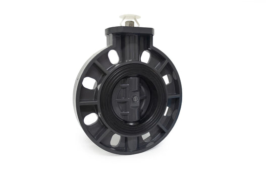 Butterfly Valve uPVC Body and Disc EPDM Liner Bare Shaft 316 SS Stem