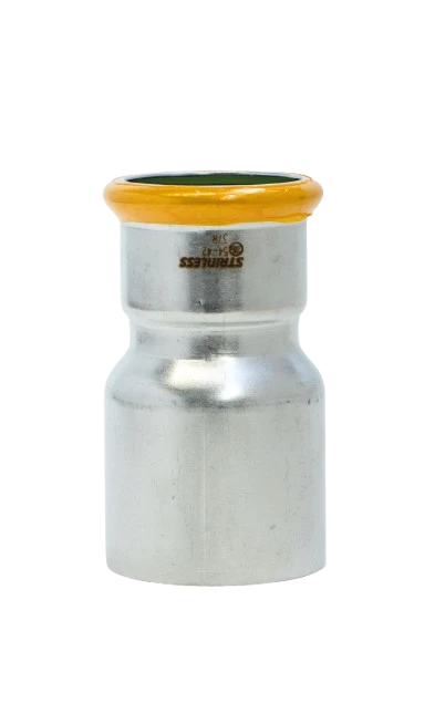 EUROPRESS 304L Stainless Steel Reducing Coupling with Viton Seal