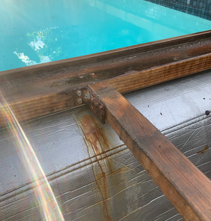 Pool cover and roller repair