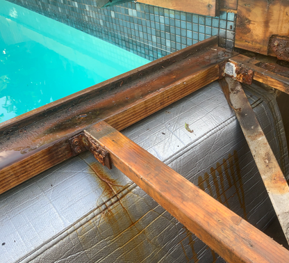 Pool cover and roller repair