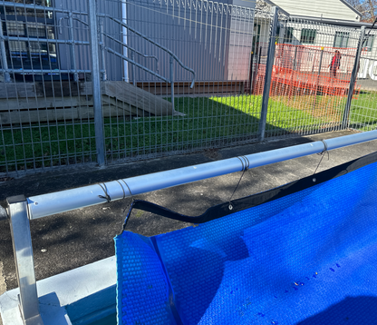 Pool cover and roller repair