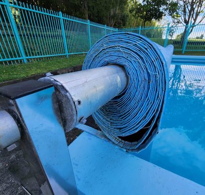 Pool cover and roller repair