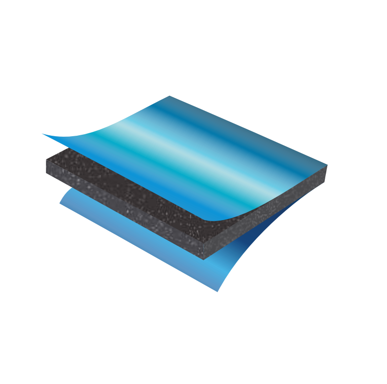 Light Blue Heat Guard Thermal Blanket *per sqm