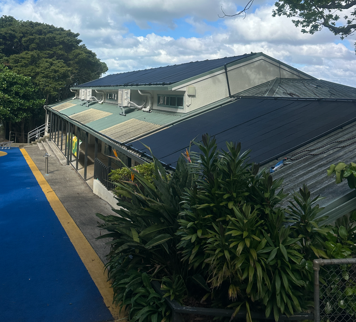 School Pool Solar Heating