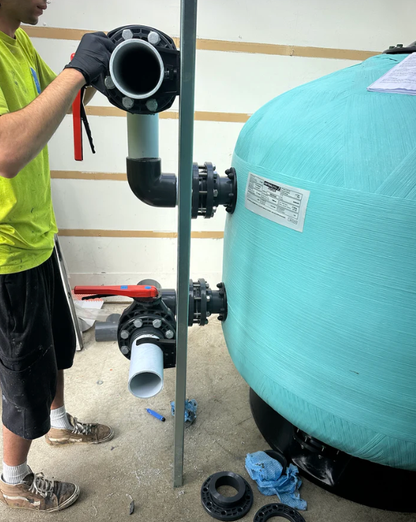 Mahurangi School Filtration Up Grade - Custom install, filtration, rollers, automation and heating
