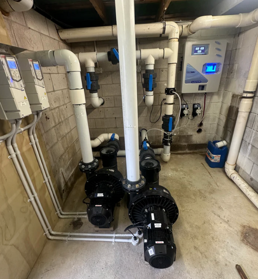 Mahurangi School Filtration Up Grade - Custom install, filtration, rollers, automation and heating