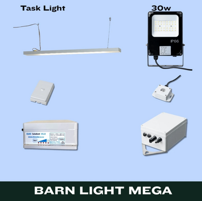 Barn Light Mega - 1 X30w and task light.