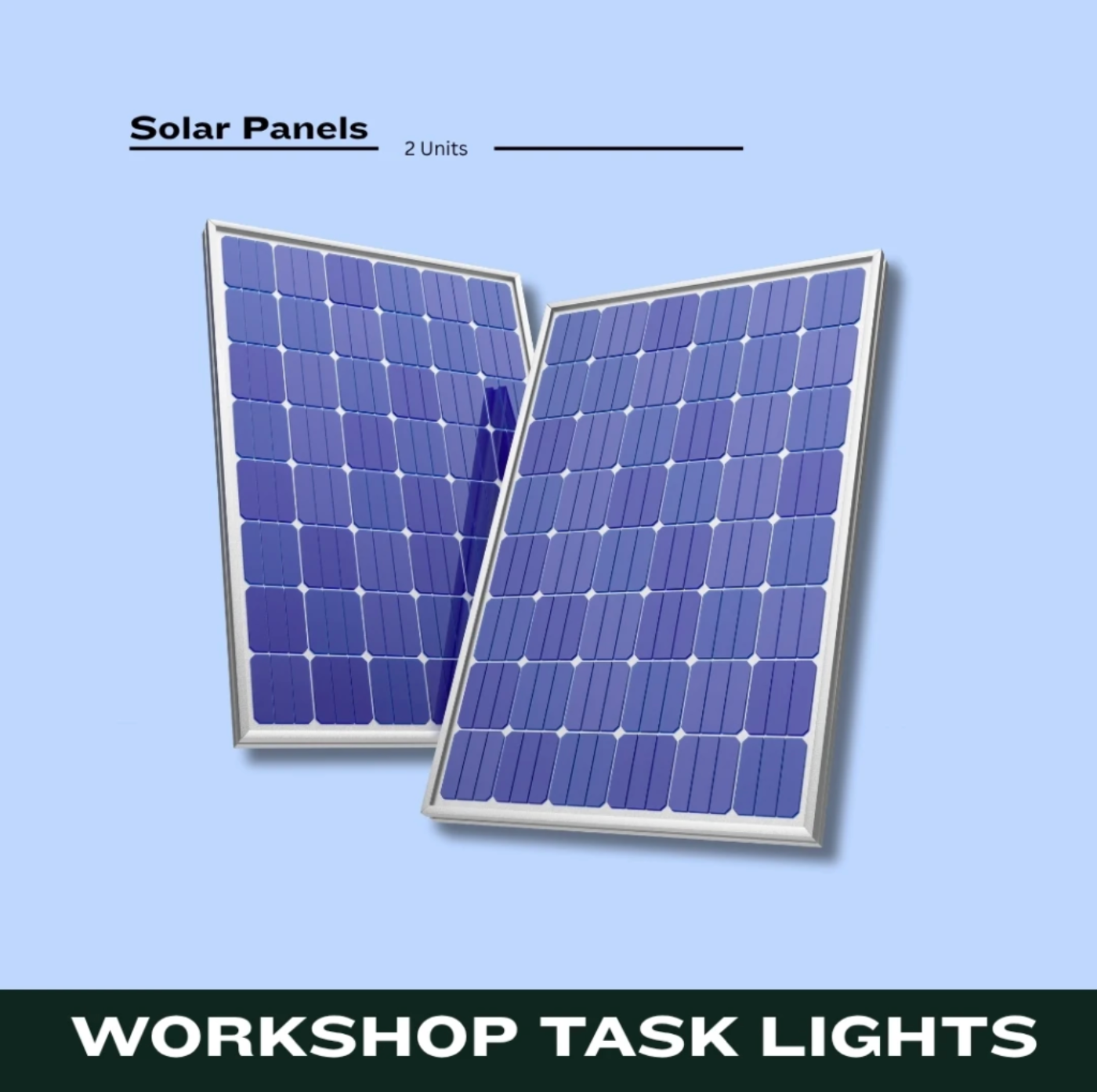 Workshop 2 X task lights