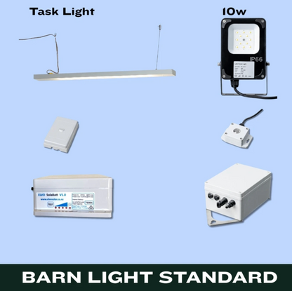 Barn Light Standard 1 X 10w & 1 Task Light