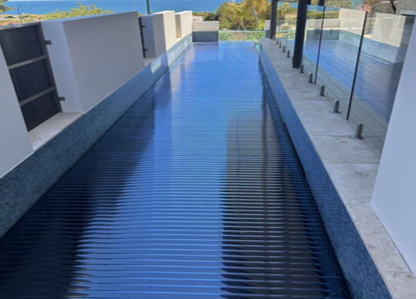 PSH ABOVE GROUND ROLLER - AUTOMATIC SLAT POOL COVER - Rigid Slat Covers