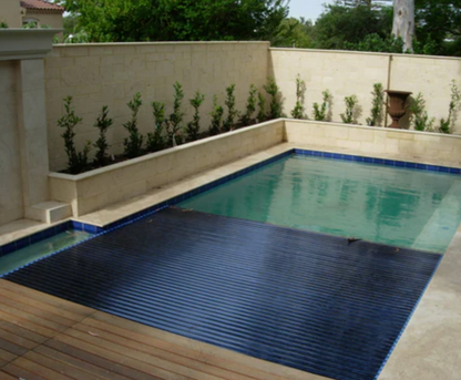 PSH ABOVE GROUND ROLLER - AUTOMATIC SLAT POOL COVER - Rigid Slat Covers