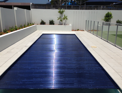 PSH ABOVE GROUND ROLLER - AUTOMATIC SLAT POOL COVER - Rigid Slat Covers