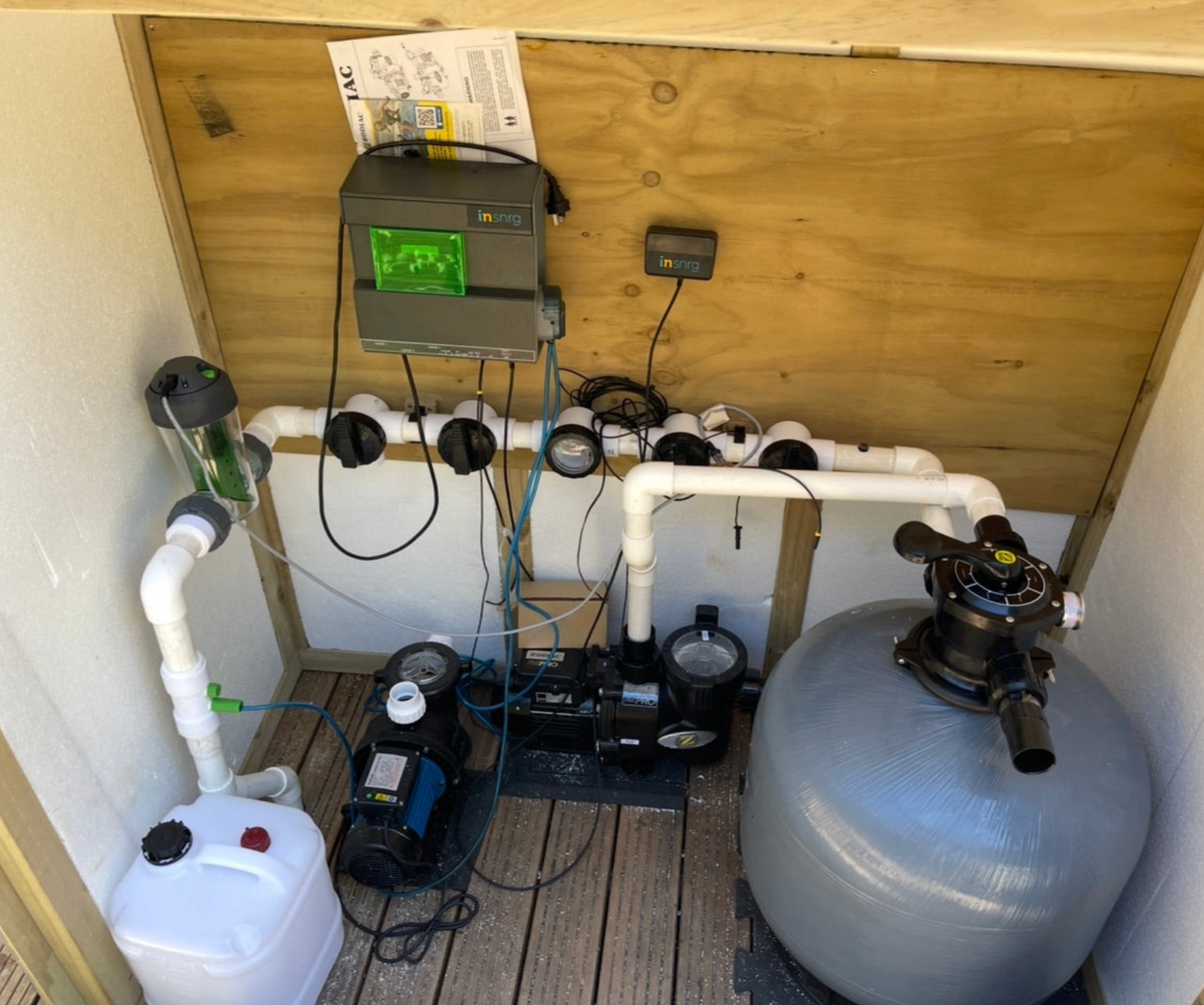 PSH ECOFLOW Pool Pump Shed - Matt Black