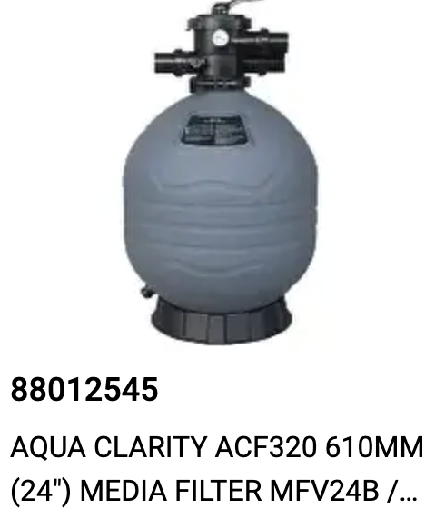 Bundle Filtration, Pump and Auto back wash